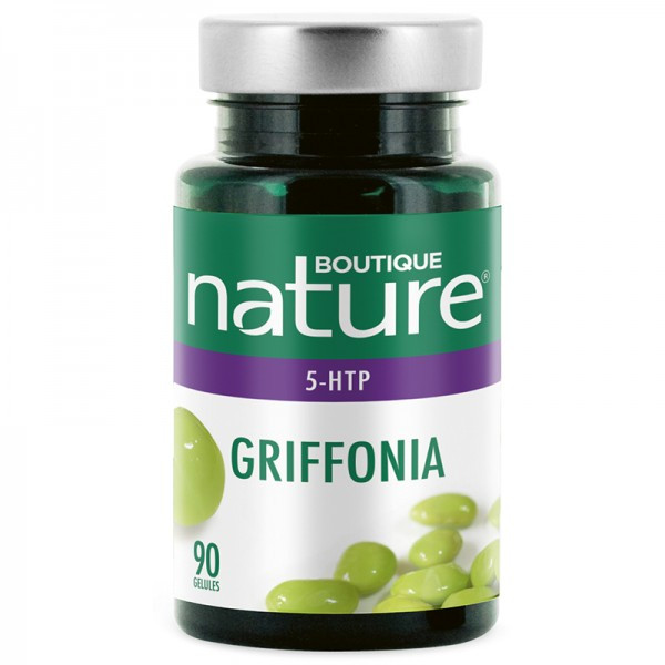 Boutique Nature - GRIFFONIA - Apport en 5-HTP - Troubles de l'humeur -  Dépression - Sommeil - Anxiété 90 gélules