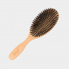 Brosse à cheveux plate en poils de sanglier