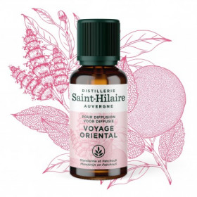 Voyage Oriental - Synergie d'Huiles Essentielles Bio à diffuser