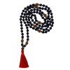 Mala en Lapis Lazuli et Rudraksha 108 perles