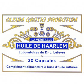 Véritable Huile de Haarlem - 30 capsules