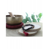 Bracelet Mala en Obsidienne Noire et Rudraksha